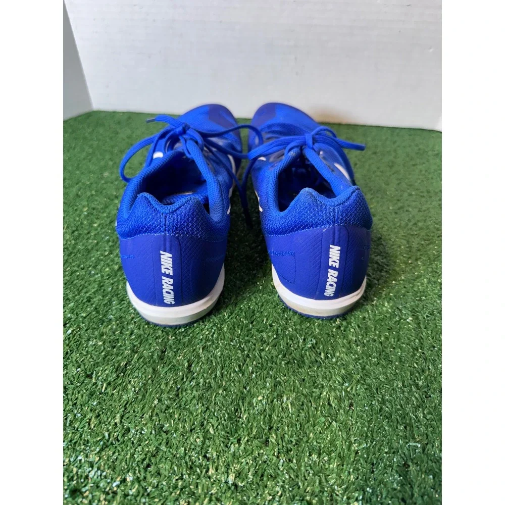 Nike Zoom Rival‎ D 10 Track Spikes size 11.5 Blue White Men Running Shoes